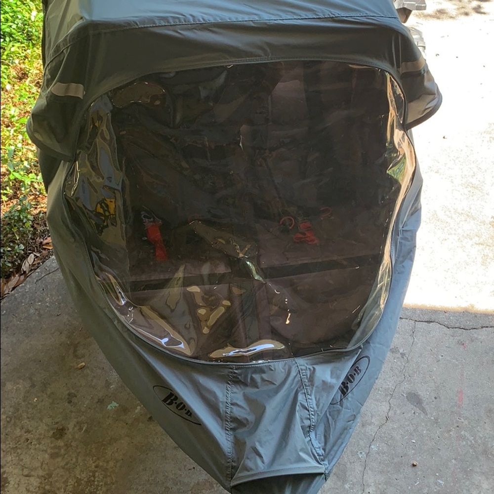 Bob double stroller rain cover. NWOT